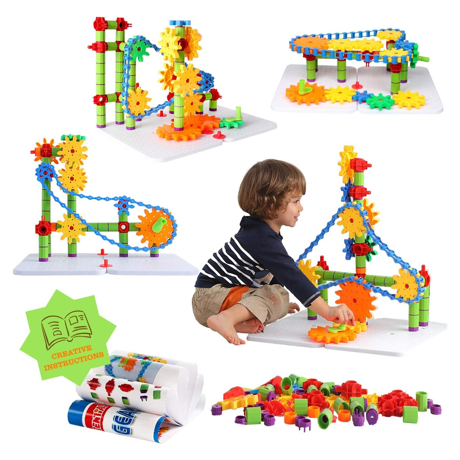 Juguete de Aprendizaje STEM ZoZoplay - 170 Piezas Engranajes