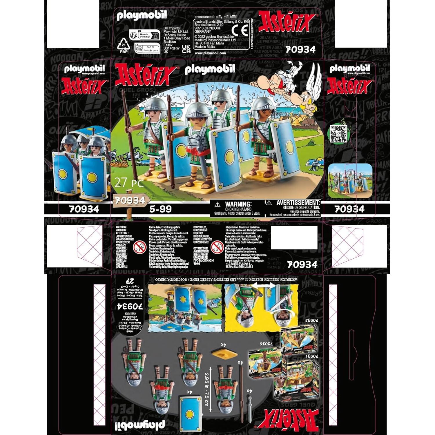 Colección Playmobil Asterix y Obelix Tropa Romana 70934