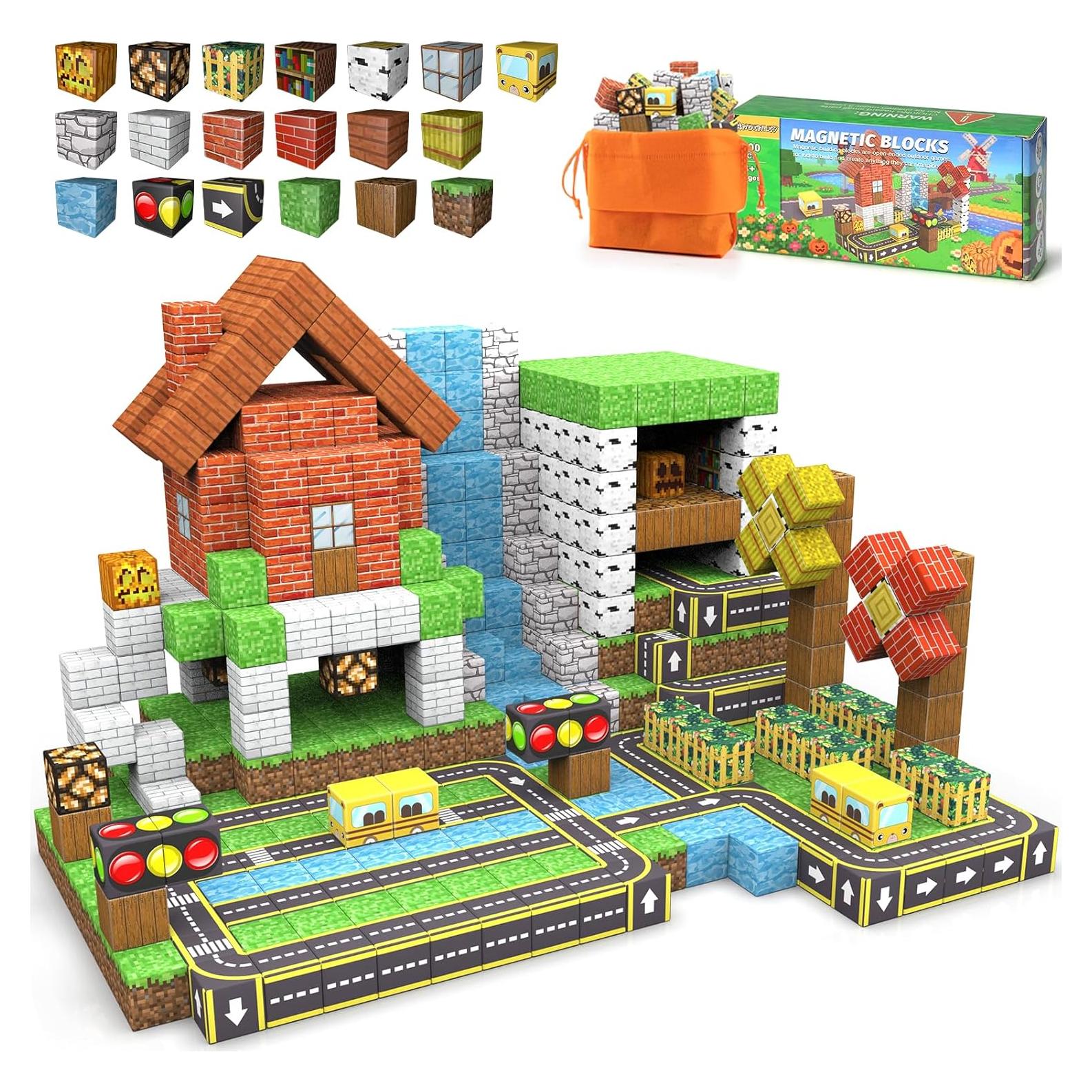 Bloques Magnéticos 100PCS - Juguete Educativo STEM 3+ Años