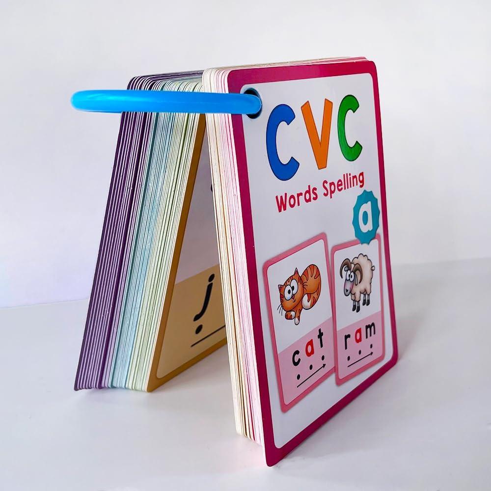 Tarjetas Didácticas CVC Lachilly 70 Palabras para Niños 3-10 Años