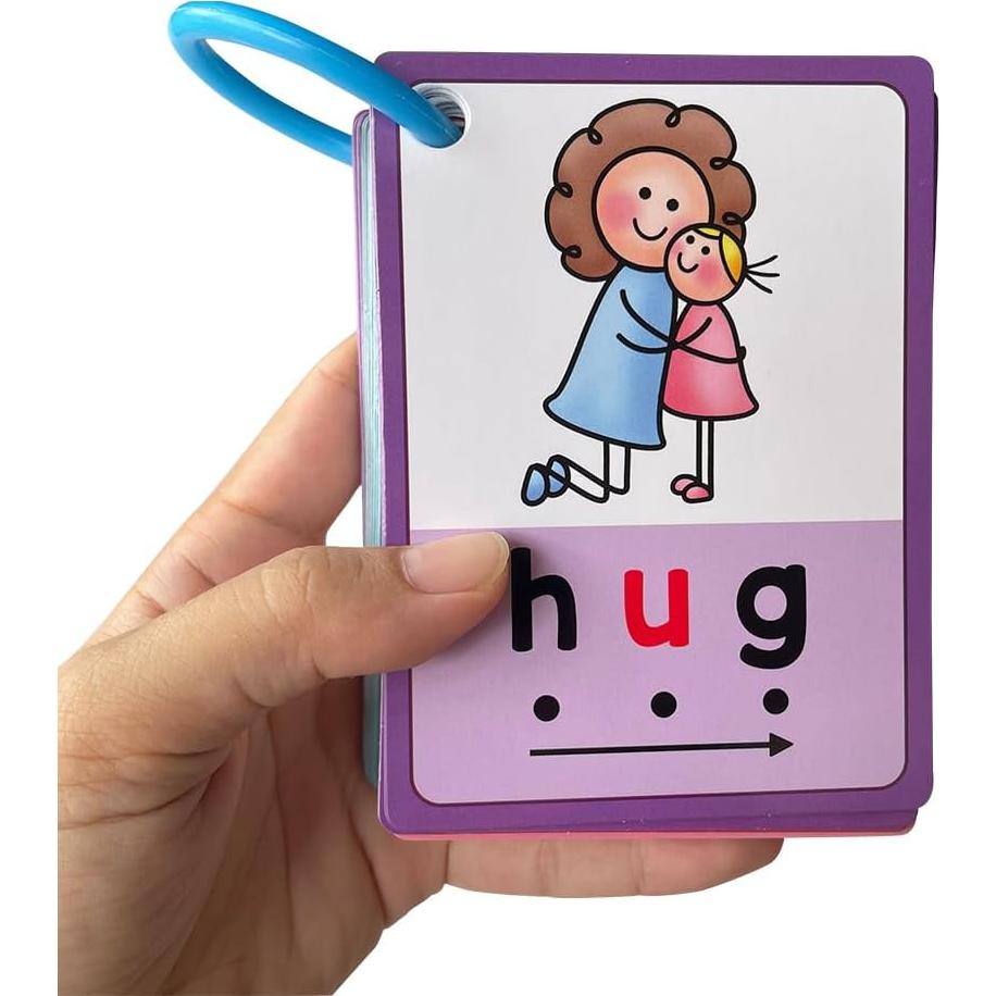 Tarjetas Didácticas CVC Lachilly 70 Palabras para Niños 3-10 Años