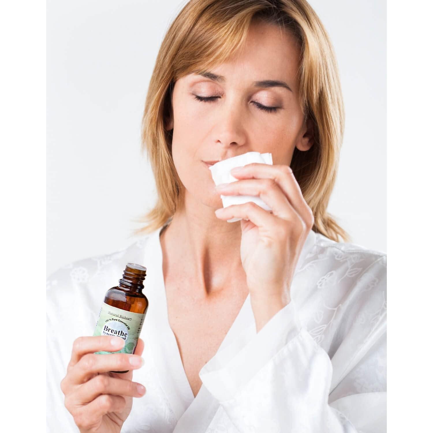 Aceite Esencial Breathe Riquezas Naturales 30 ml - Menta, Eucalipto