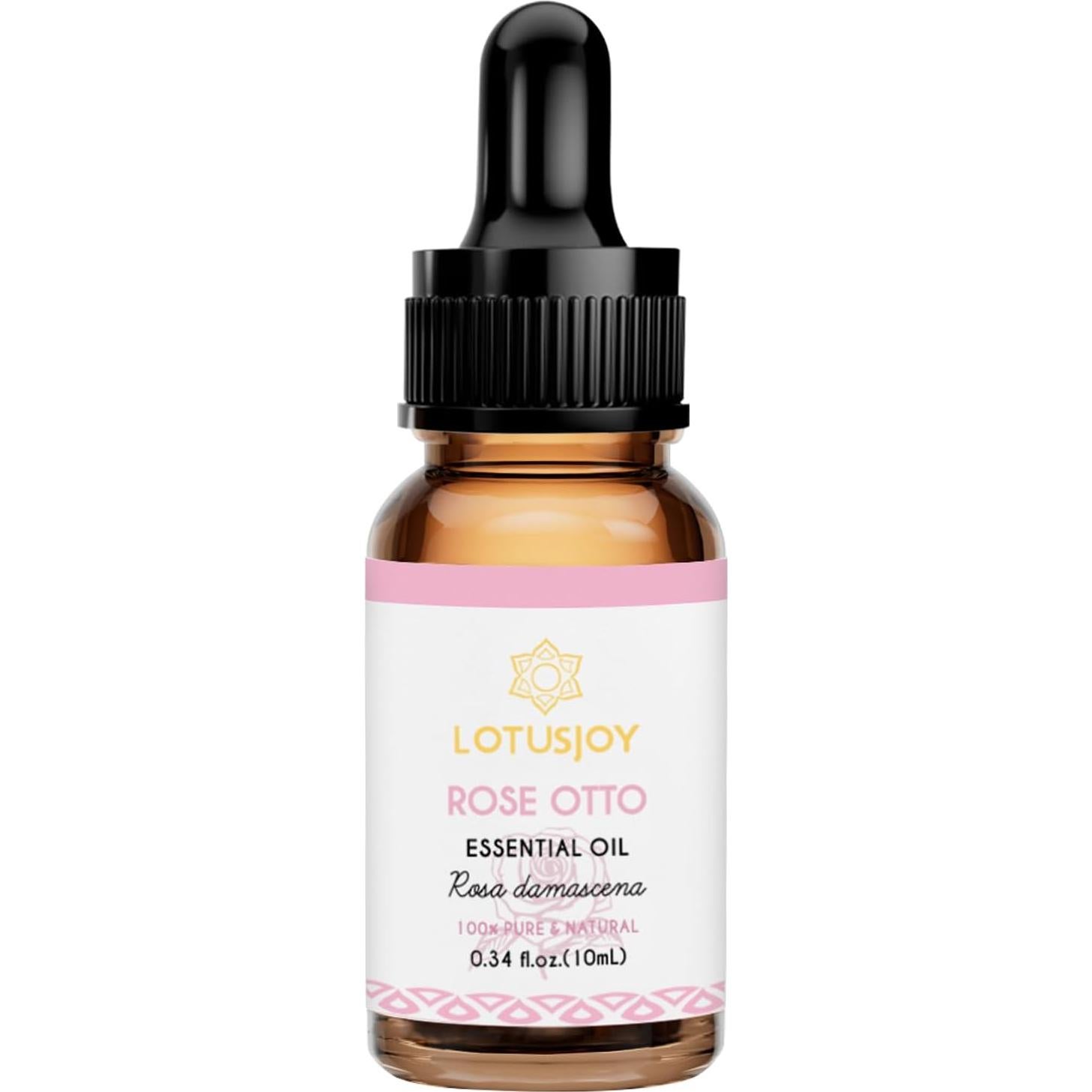 Aceite Esencial de Rosa Otto 10 ml - LOTUSJOY, Puro y Natural