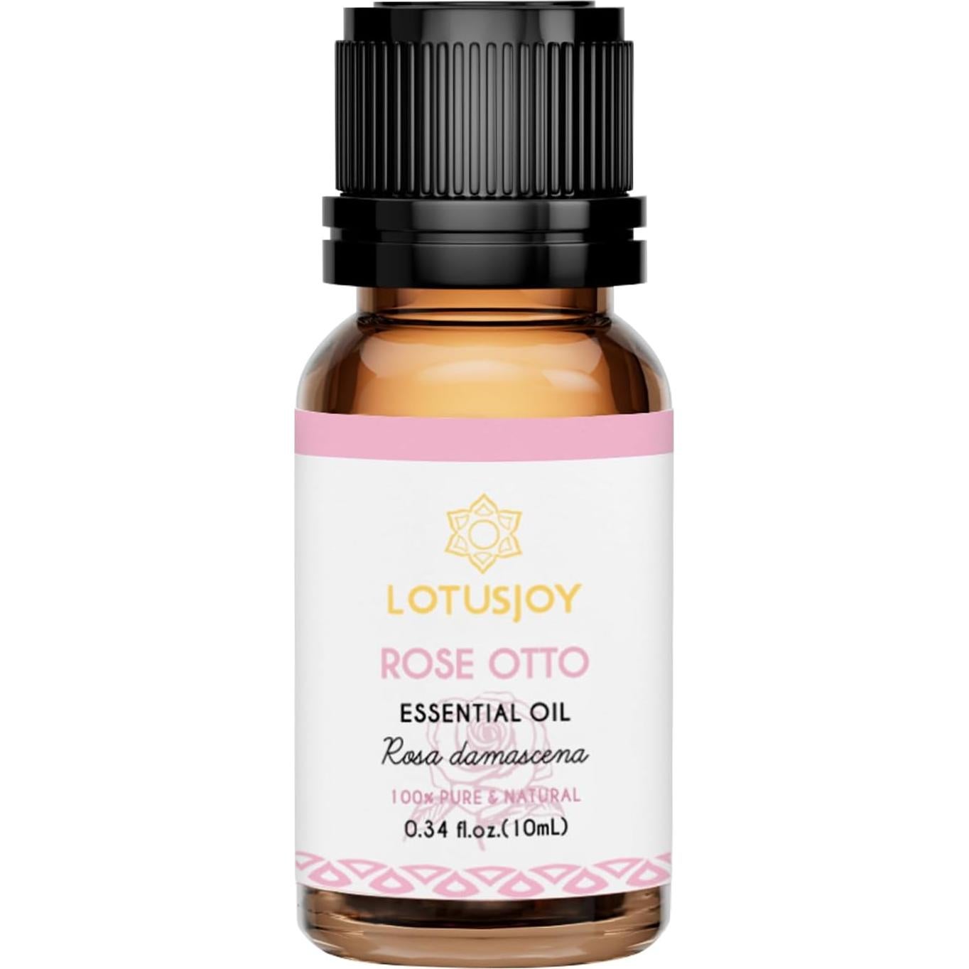 Aceite Esencial de Rosa Otto 10 ml - LOTUSJOY, Puro y Natural