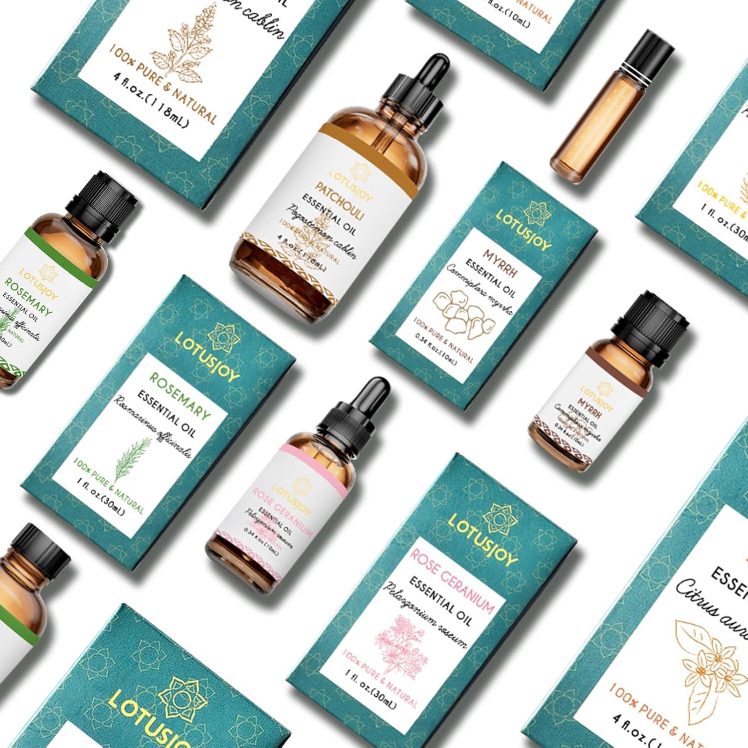 Aceite Esencial de Rosa Otto 10 ml - LOTUSJOY, Puro y Natural