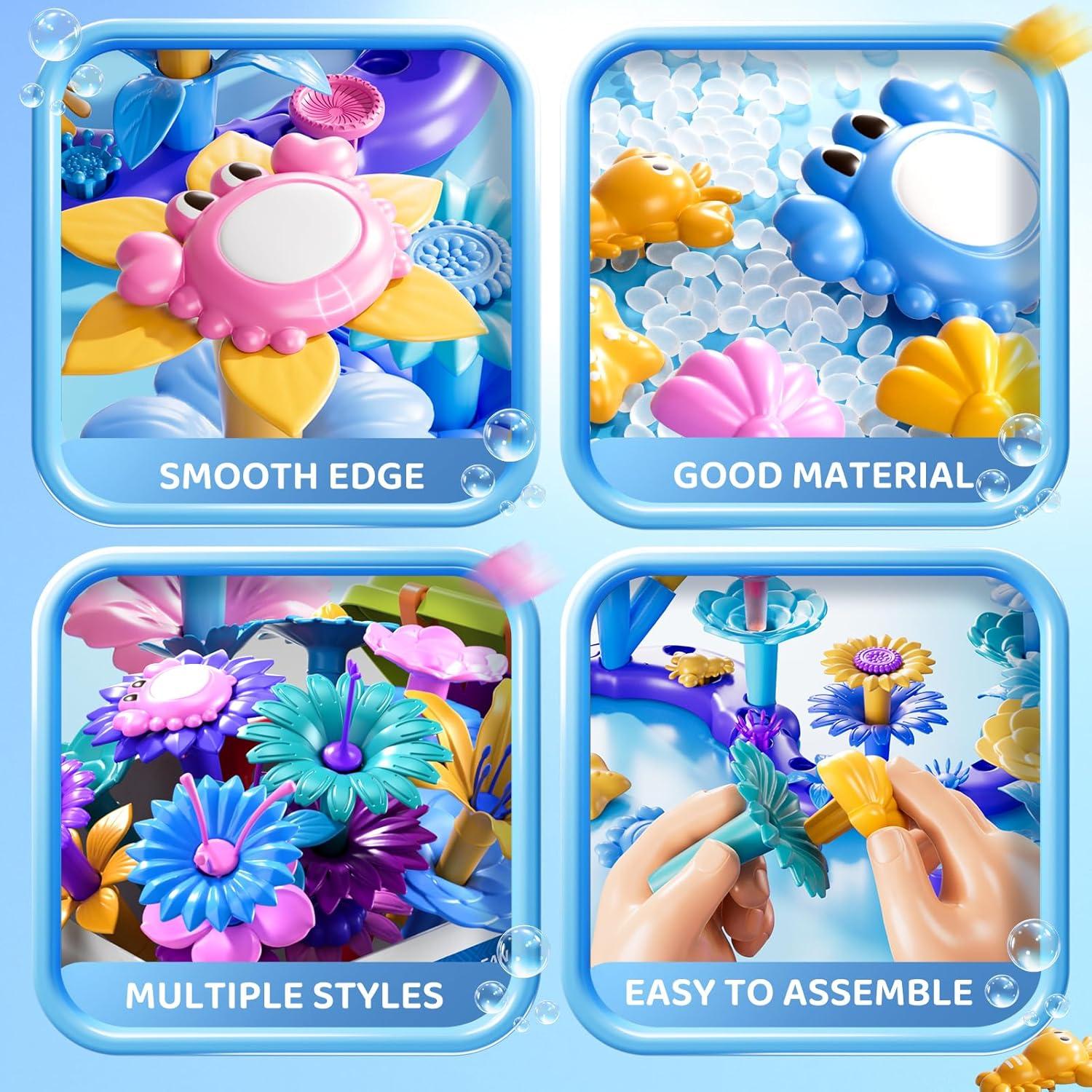 Set de Juguetes de Construcción de Jardín de Flores LILYBUDS 97 Piezas