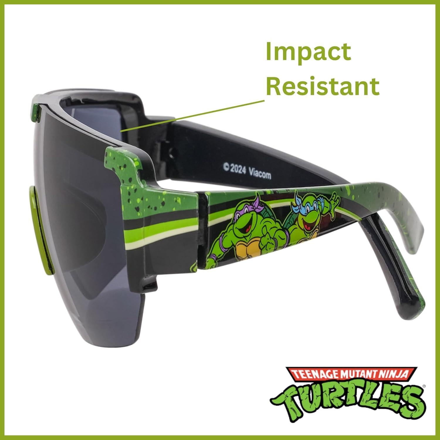 Gafas de sol Arkaid TMNT para niños UV 400 - Talla única