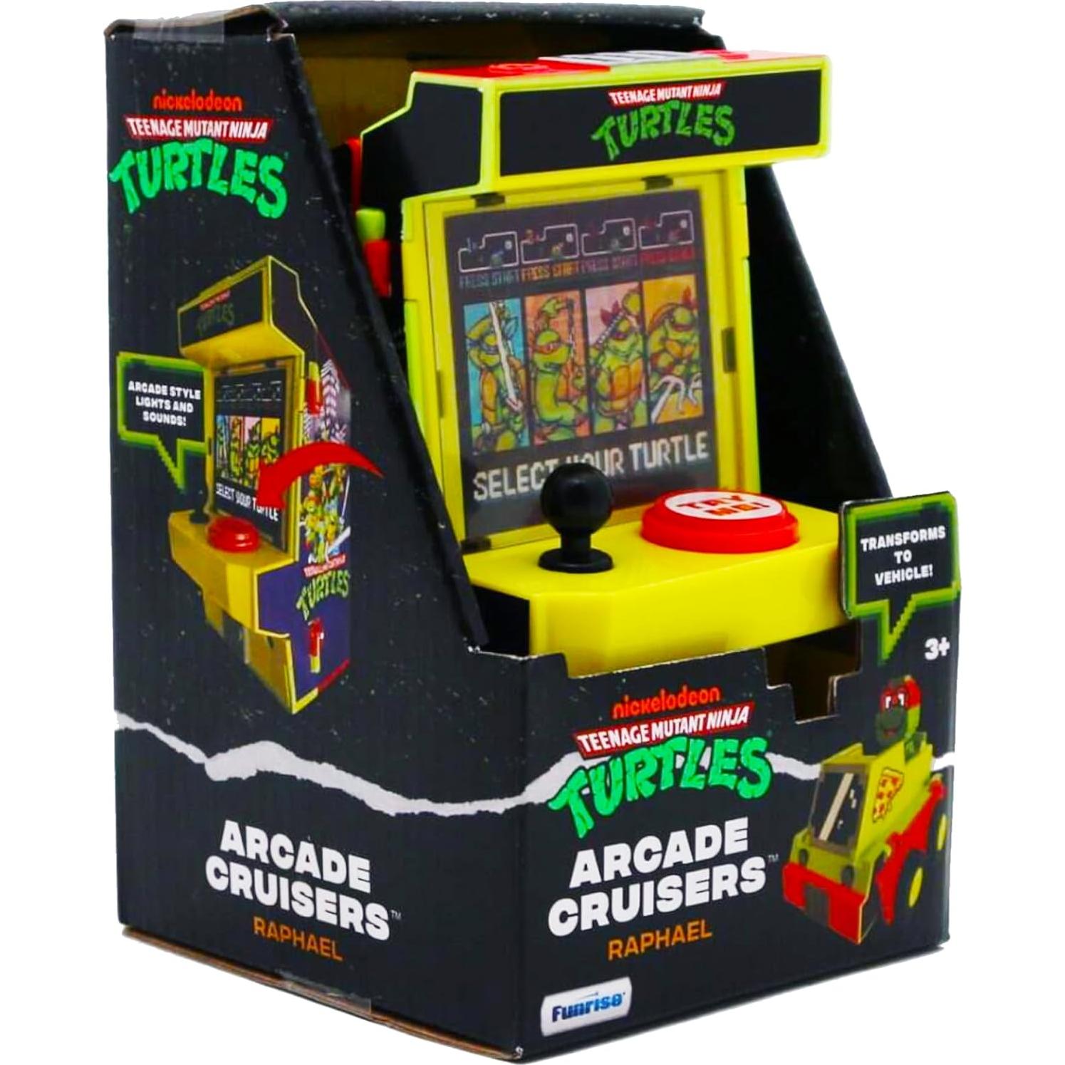 Cabina de Arcade 2-en-1 TMNT Raphael con Luces y Sonidos