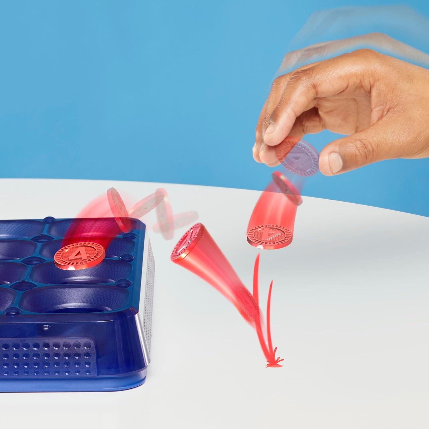 Juego Conecta 4 Frenzy Hasbro - 2 a 6 Jugadores, 10 Minutos