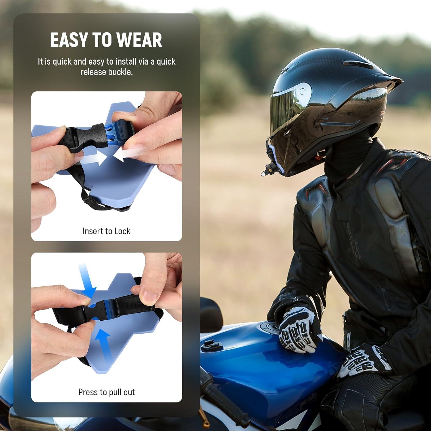 Kit de Montaje para Casco NEEWER GP19 Compatible con GoPro