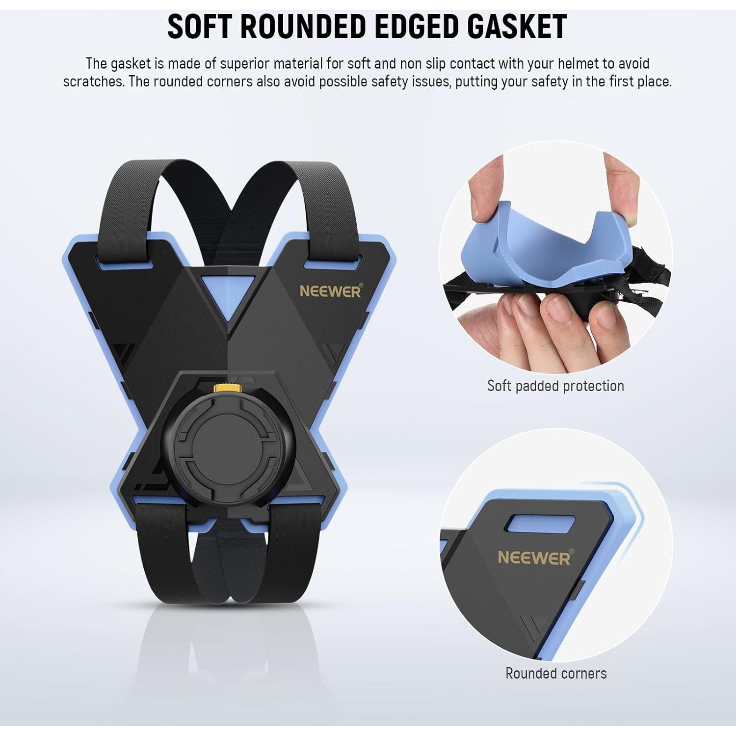 Kit de Montaje para Casco NEEWER GP19 Compatible con GoPro