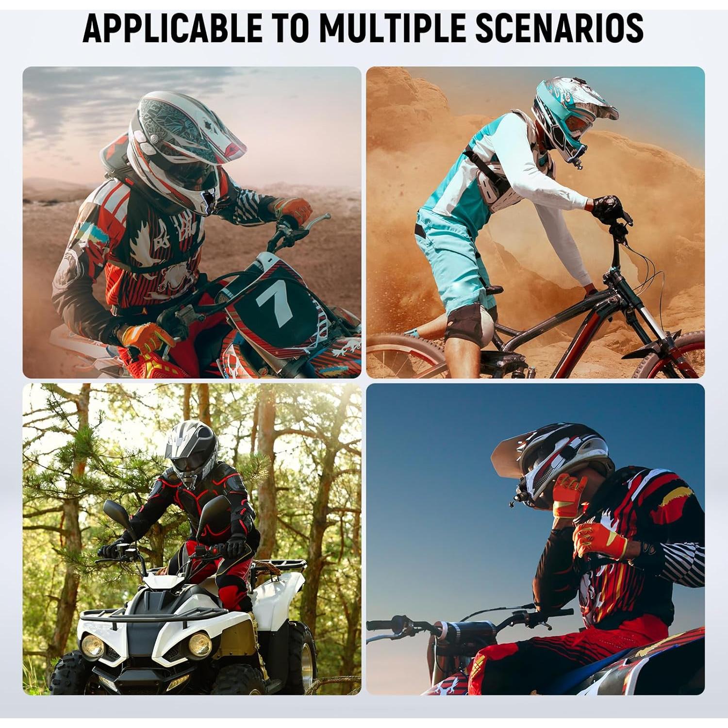 Kit de Montaje para Casco NEEWER GP19 Compatible con GoPro