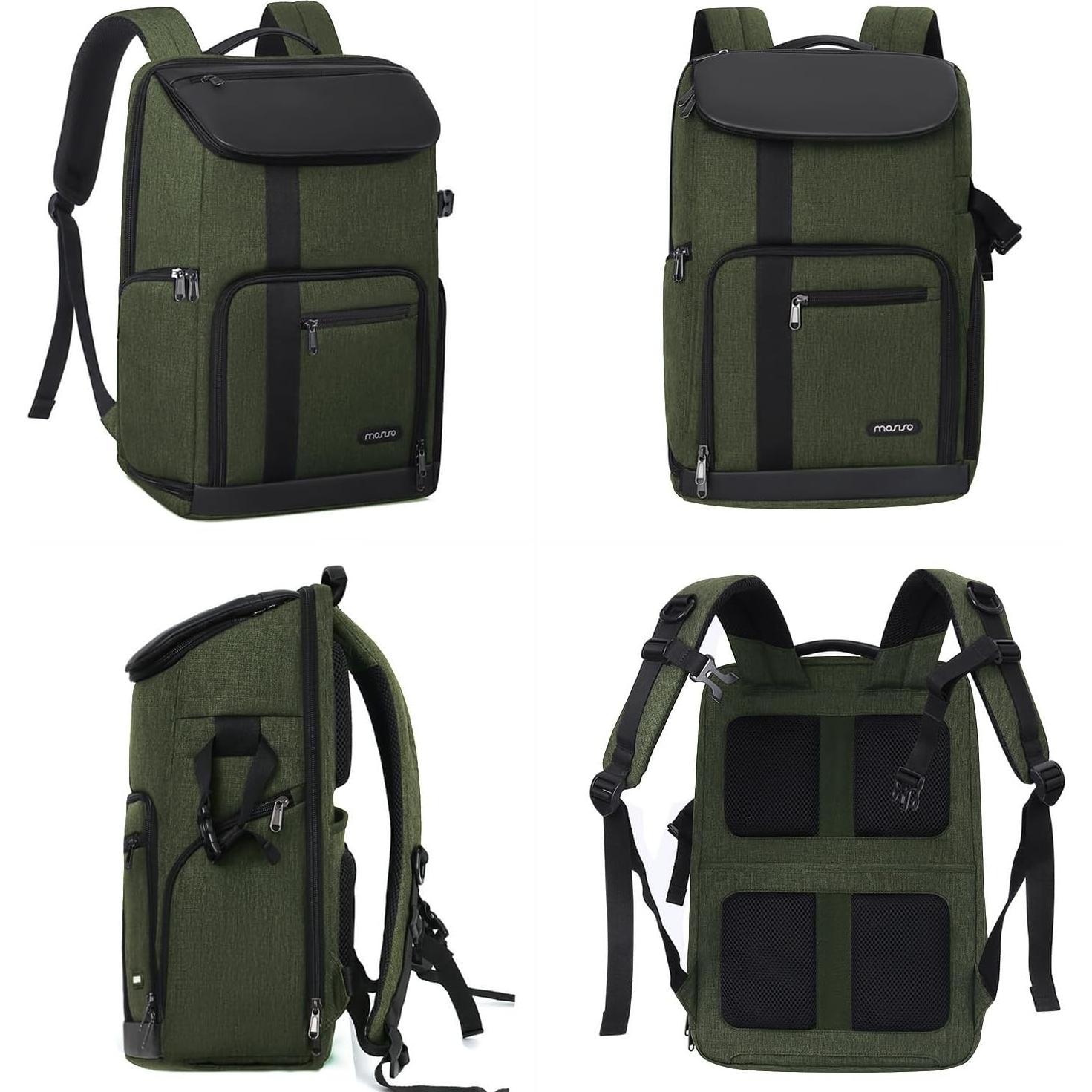 Mochila para cámara MOSISO 17.3" con compartimento para laptop