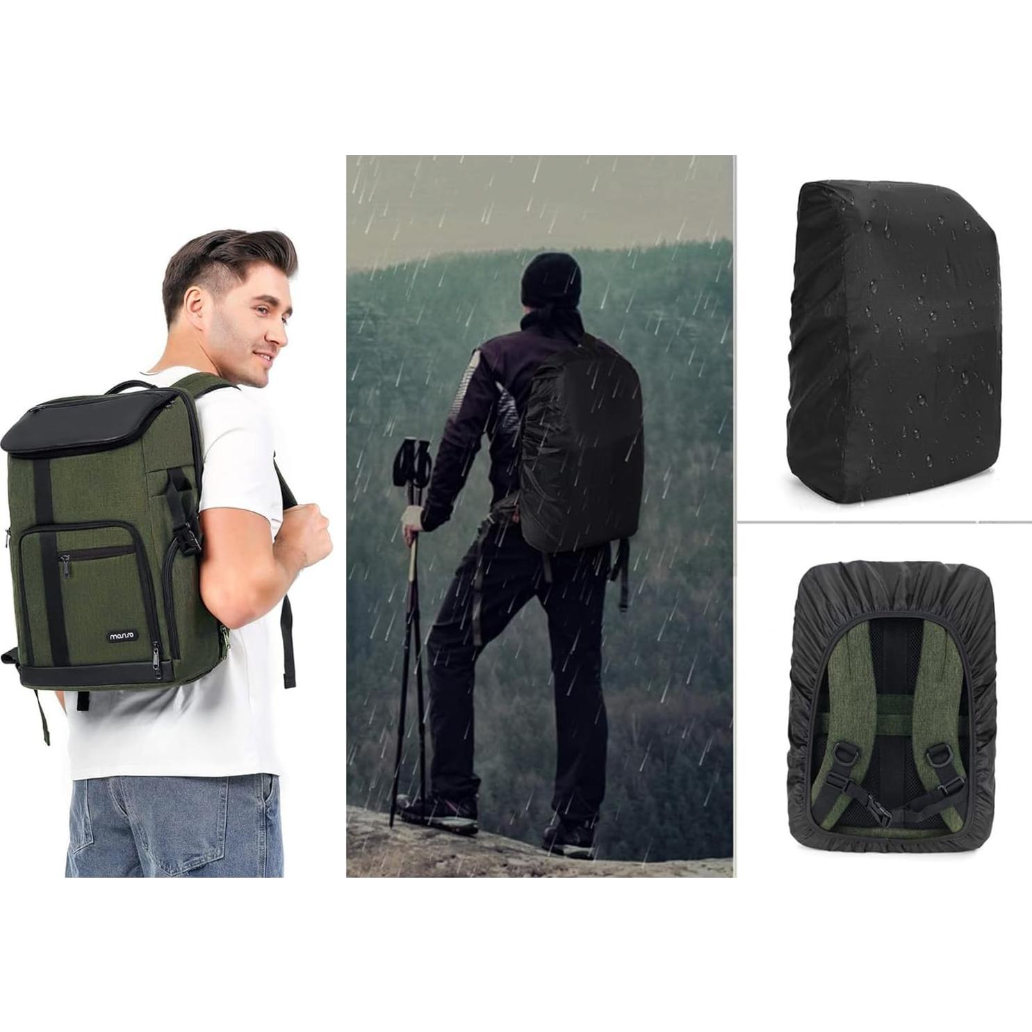 Mochila para cámara MOSISO 17.3" con compartimento para laptop