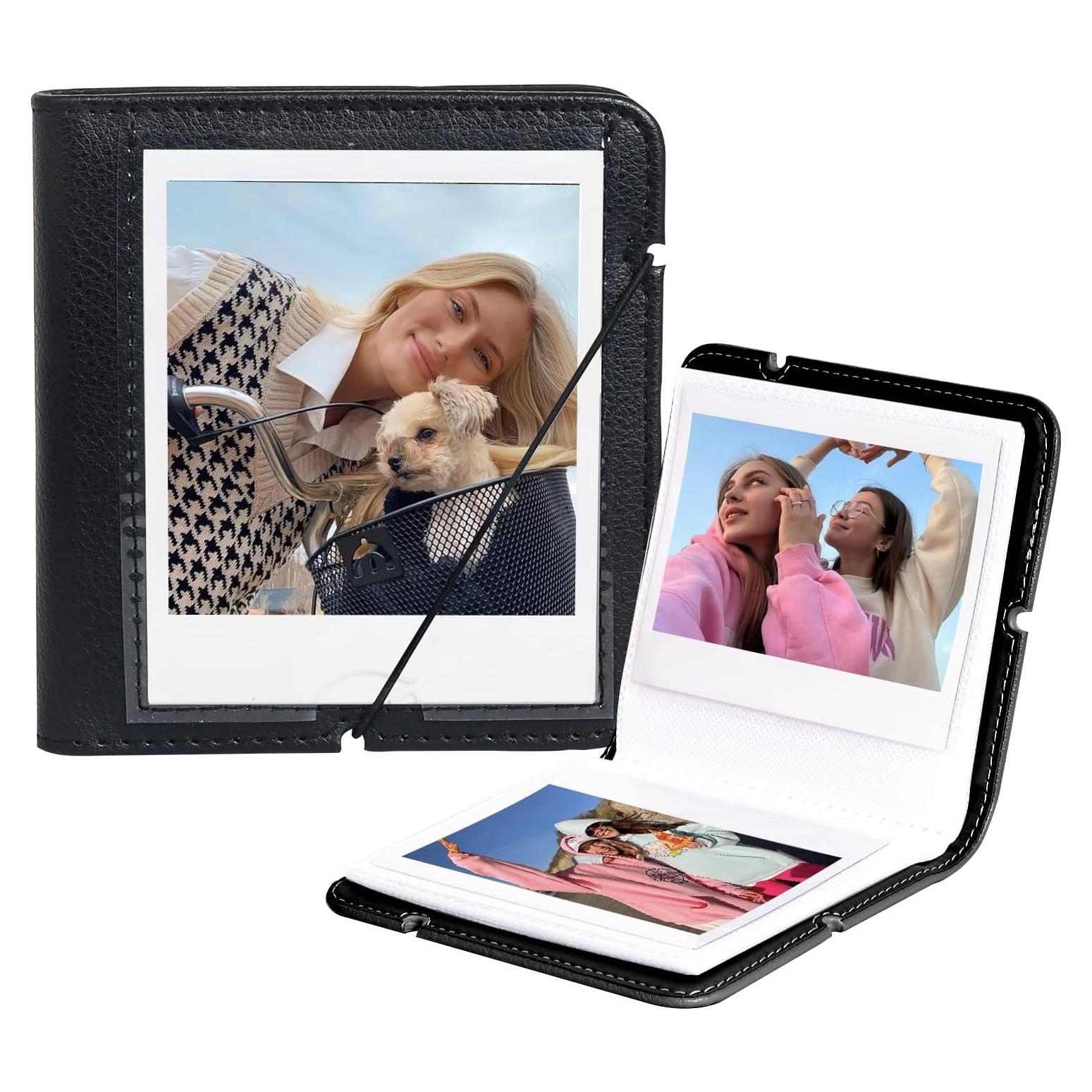 Álbum de Fotos WOGOZAN 28 Bolsillos para Polaroid 8.9x10.7 cm - Negro