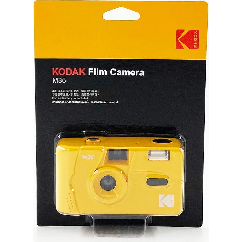Cámara de película reutilizable Kodak M35 35mm amarilla