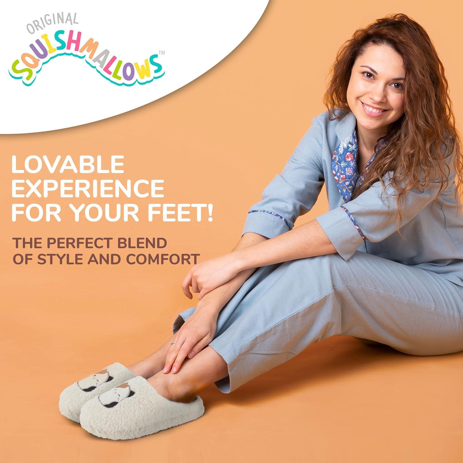 Pantuflas Peludas Squishmallows para Mujeres - Comodidad y Estilo