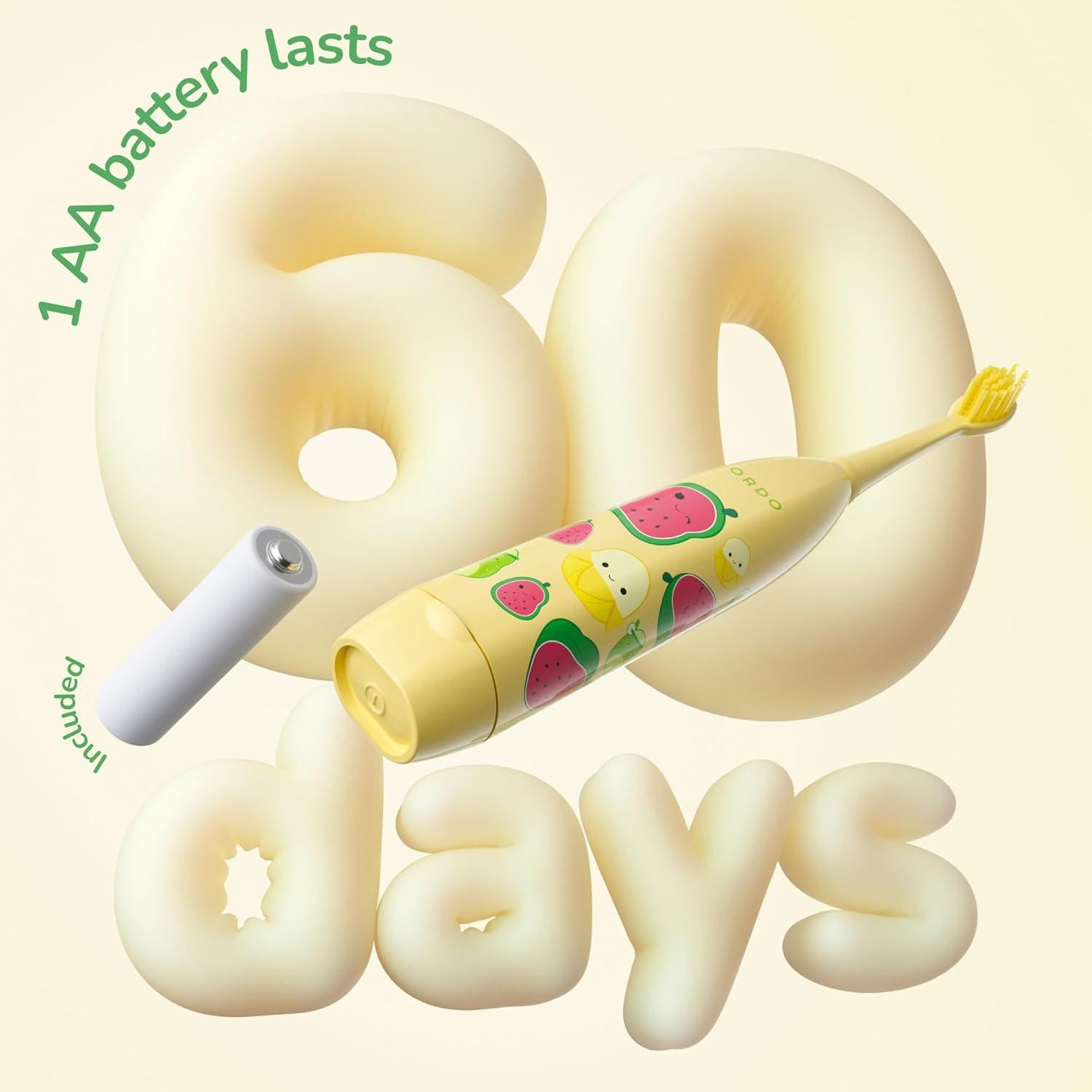 Cepillo de Dientes Sonico Ordo Squishmallows Wanda para Niños