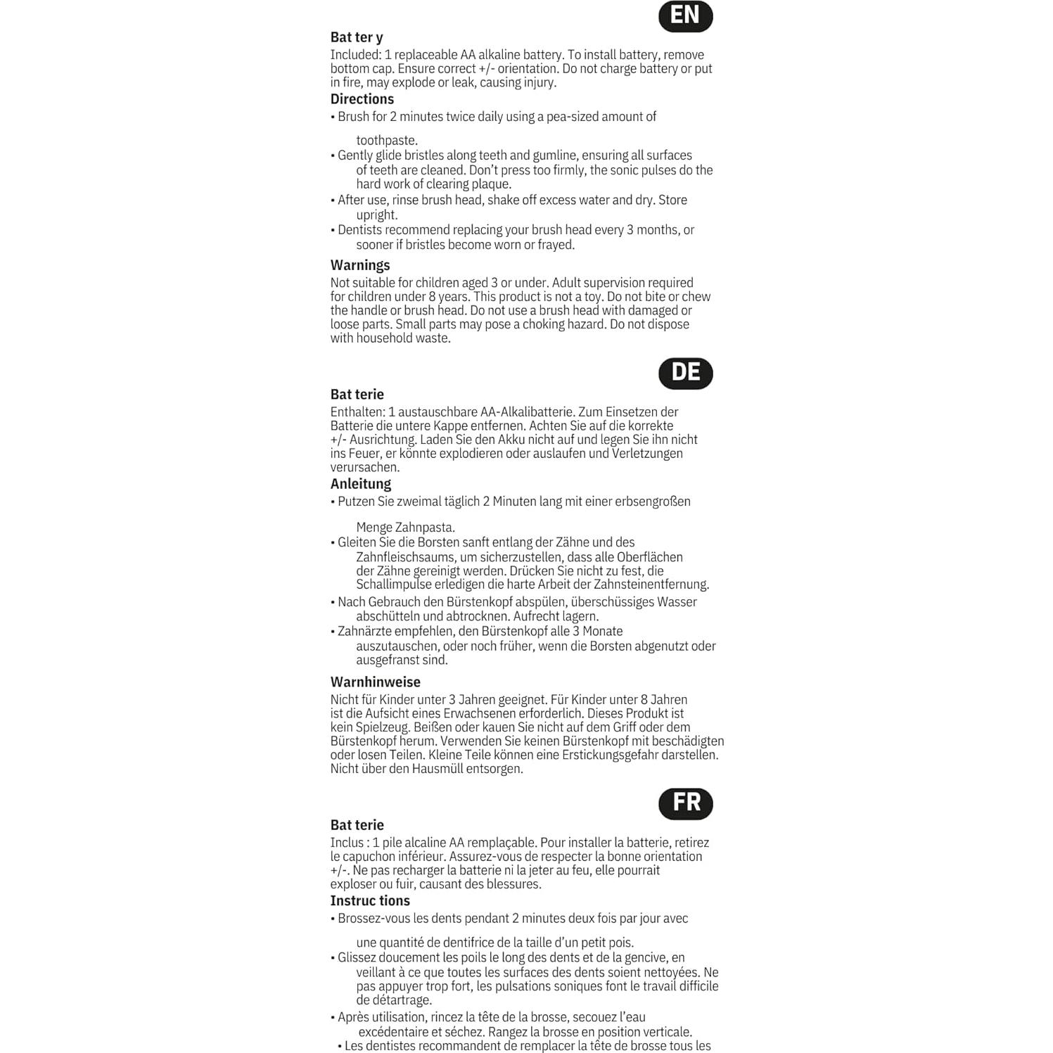 Cepillo de Dientes Sonico Ordo Squishmallows Wanda para Niños