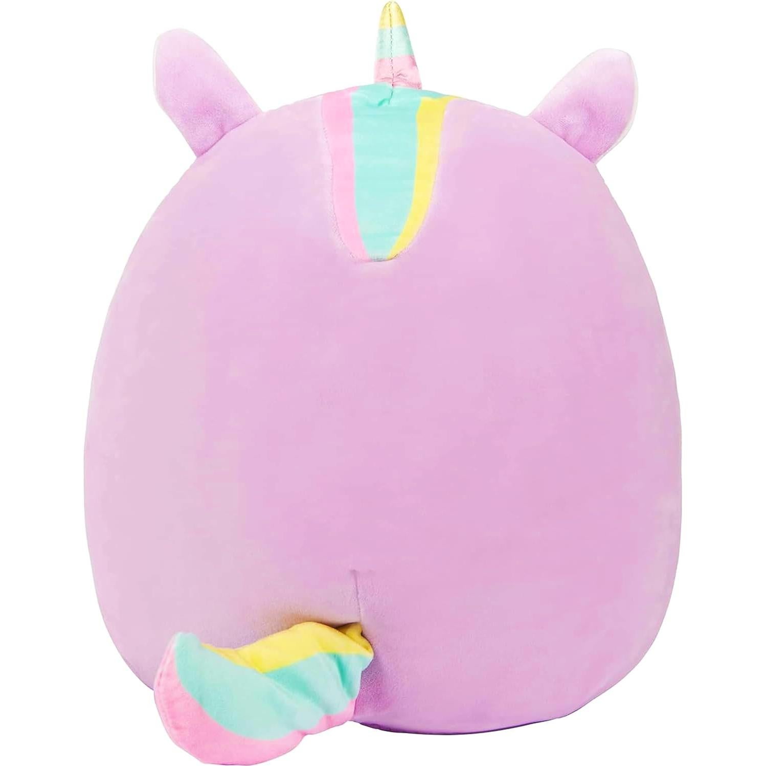 Squishmallows 41 cm Sylvia Unicornio Morado - Peluche Suave