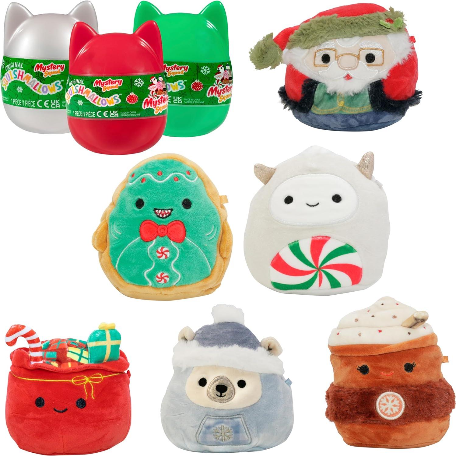 Cápsulas de Misterio Squishmallows Jazwares - 3 Mini Peluches 10 cm