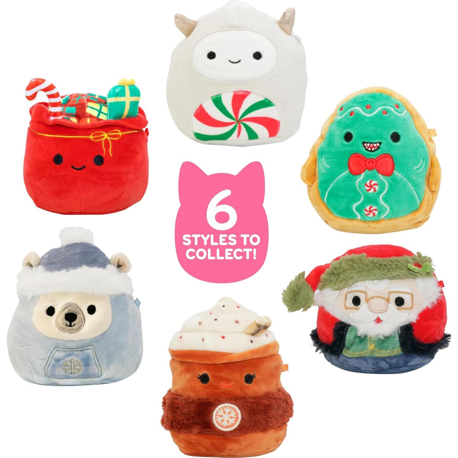 Cápsulas de Misterio Squishmallows Jazwares - 3 Mini Peluches 10 cm