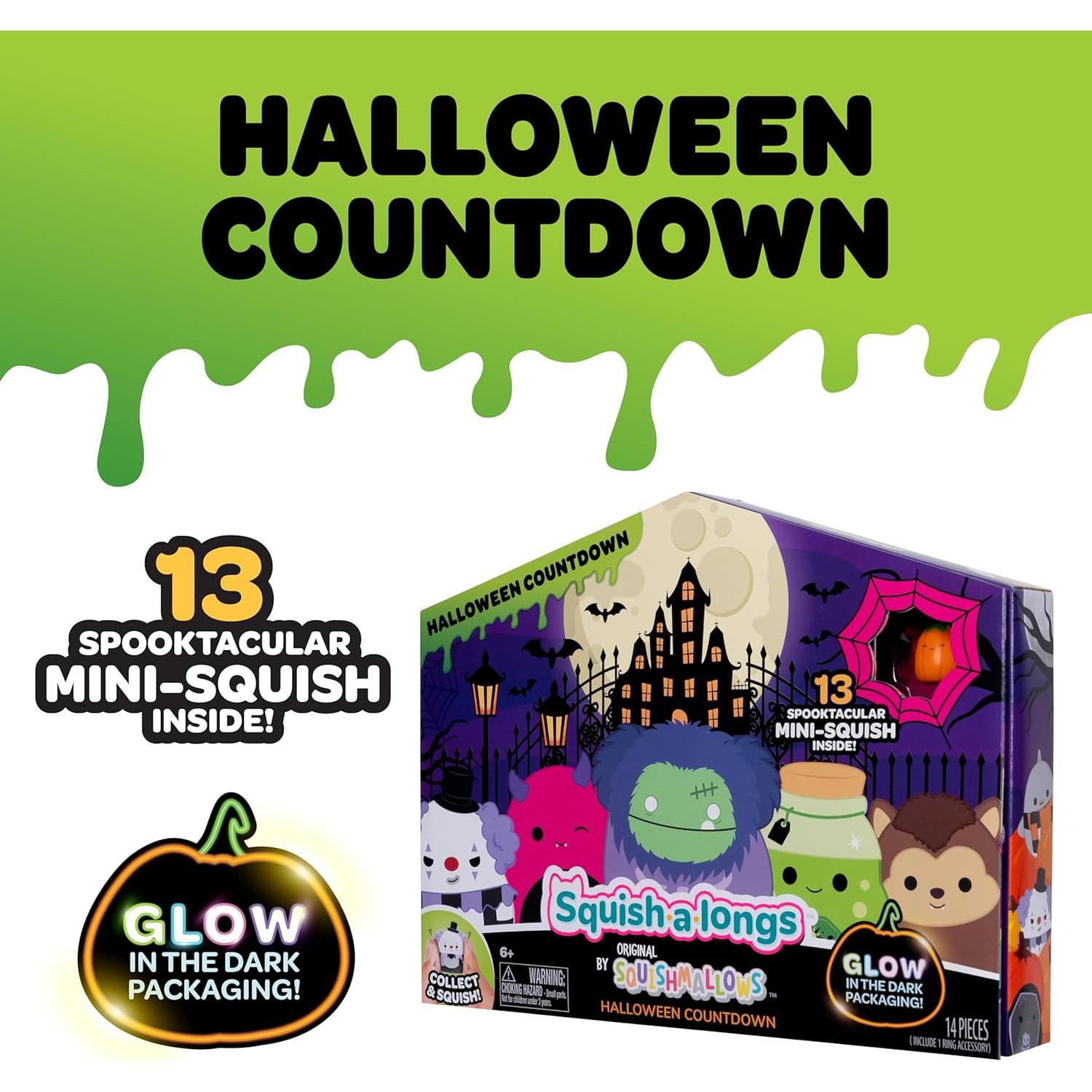 Calendario de Cuenta Regresiva Halloween Squish-a-longs 13 Mini-Squish