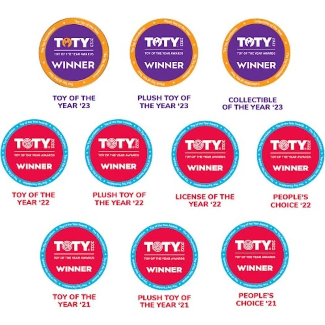 Squishmallows Brunhilda Ardilla Azul 35.56cm Jazwares