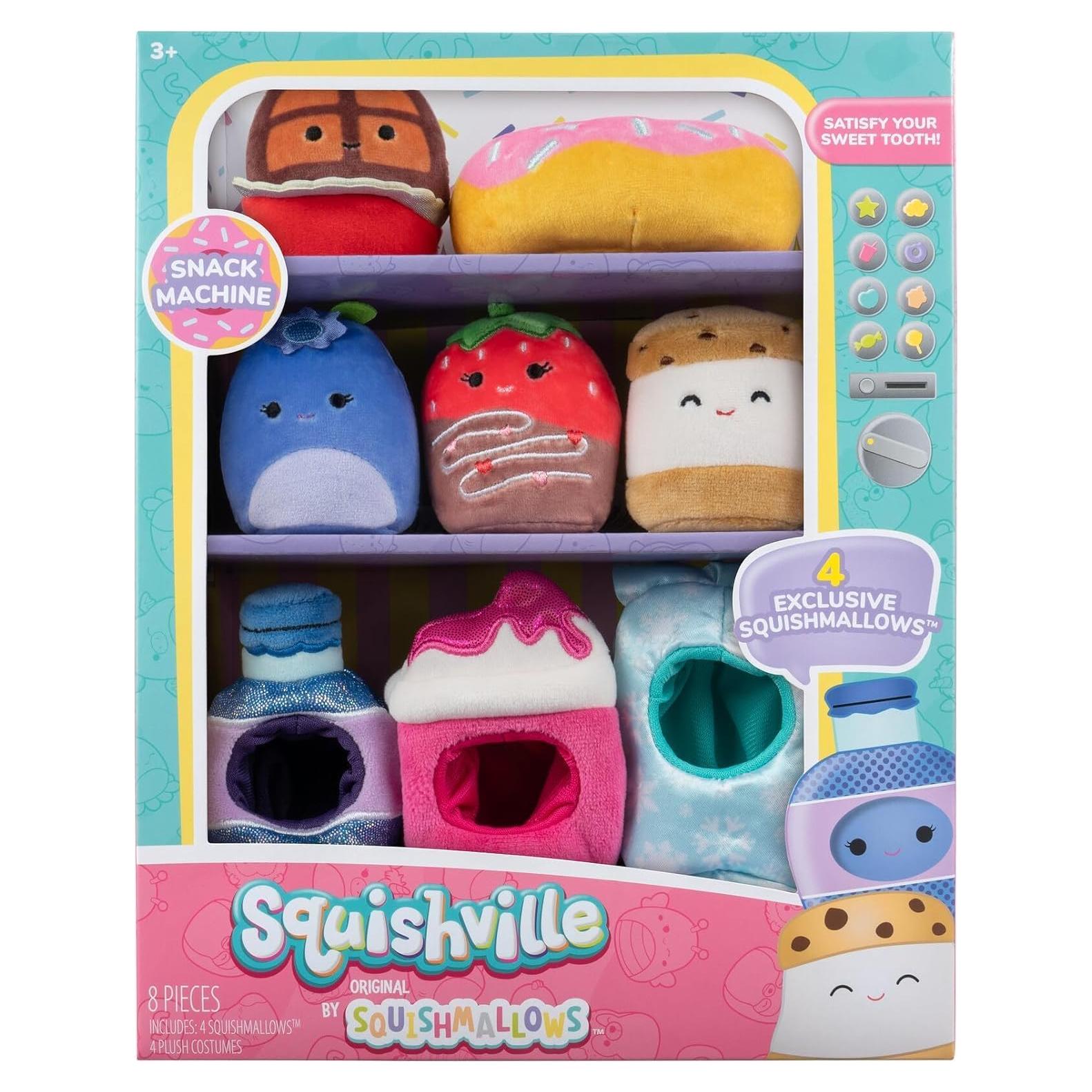 Paquete de Accesorios Squishville Jazwares - 4 Squishmallows 2"