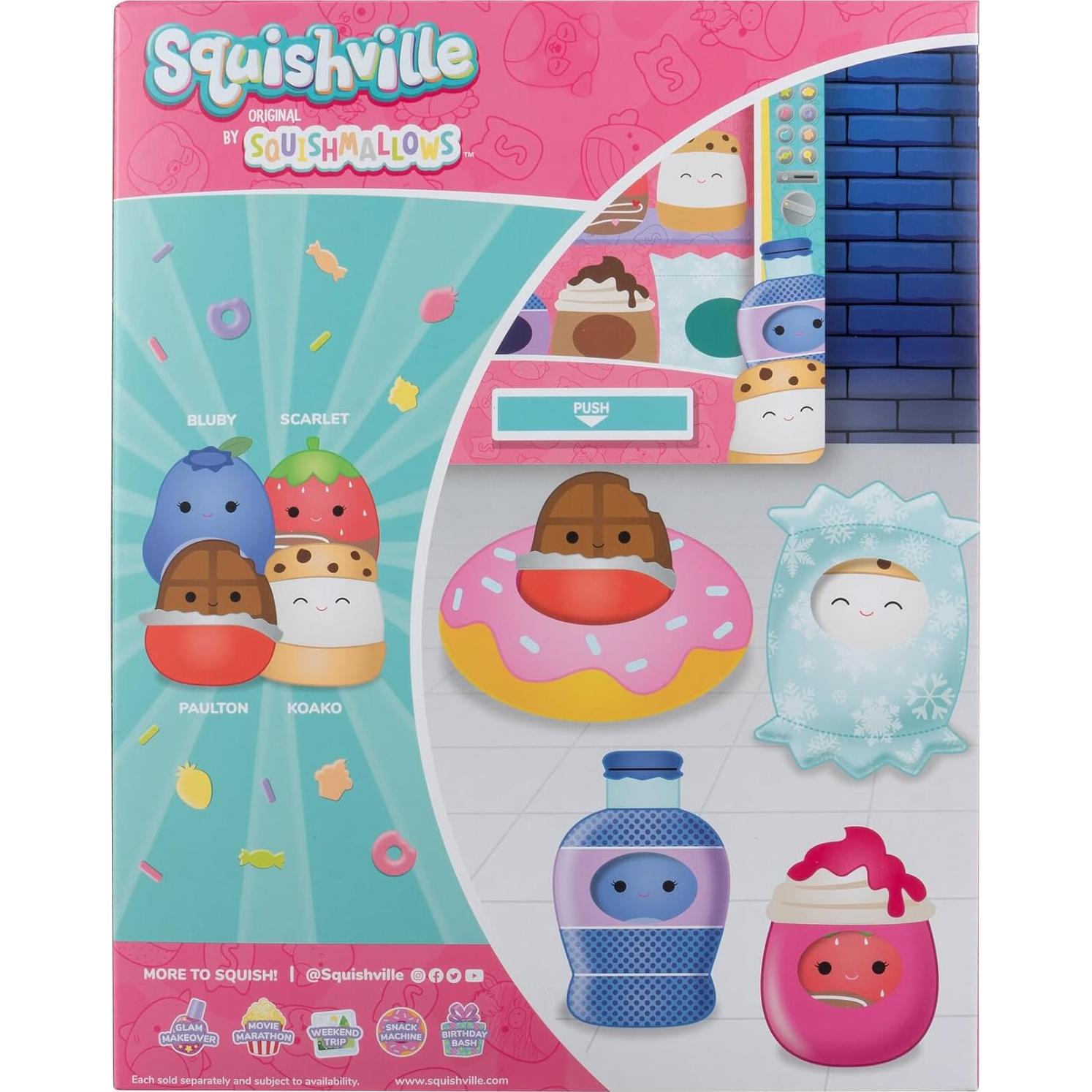 Paquete de Accesorios Squishville Jazwares - 4 Squishmallows 2"