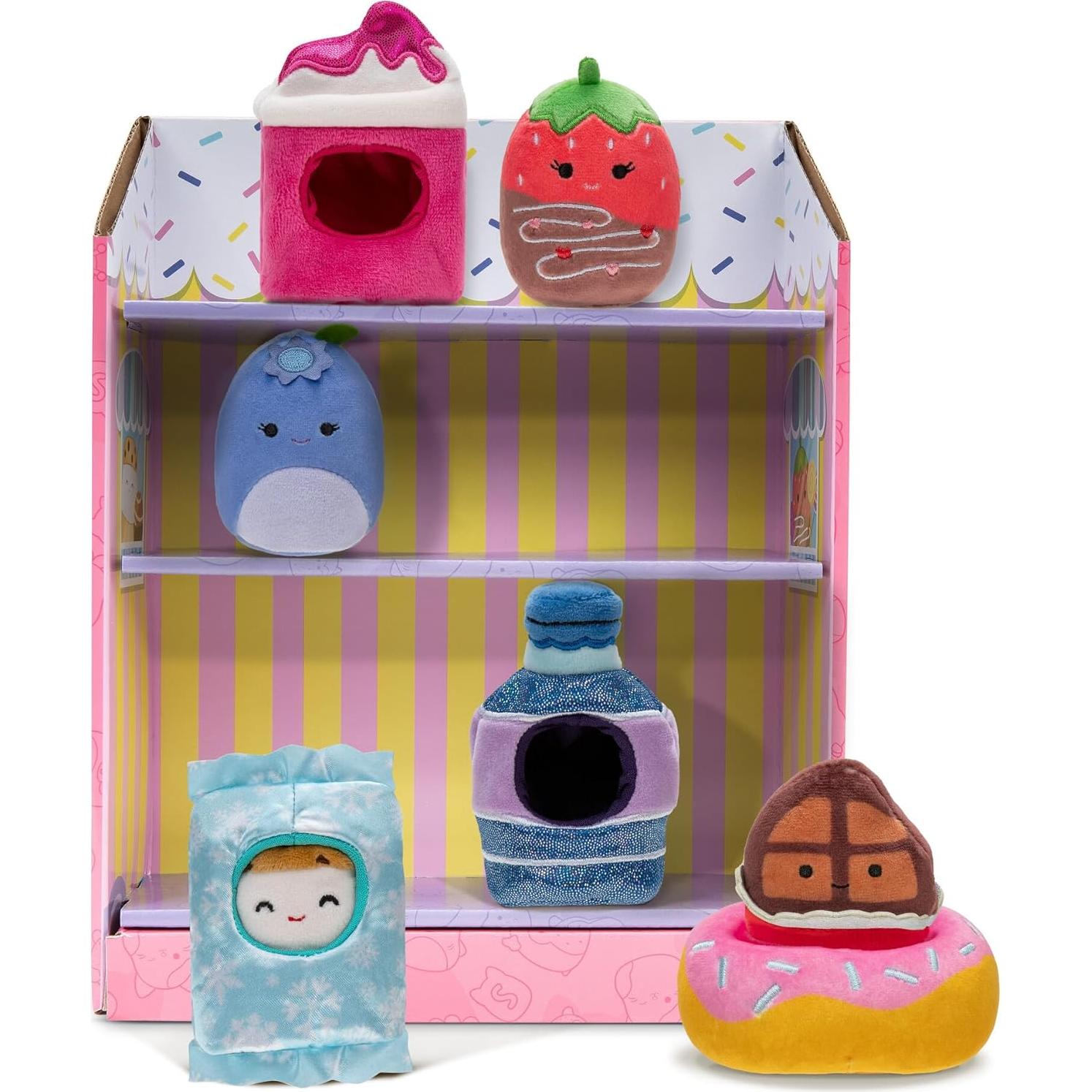 Paquete de Accesorios Squishville Jazwares - 4 Squishmallows 2"