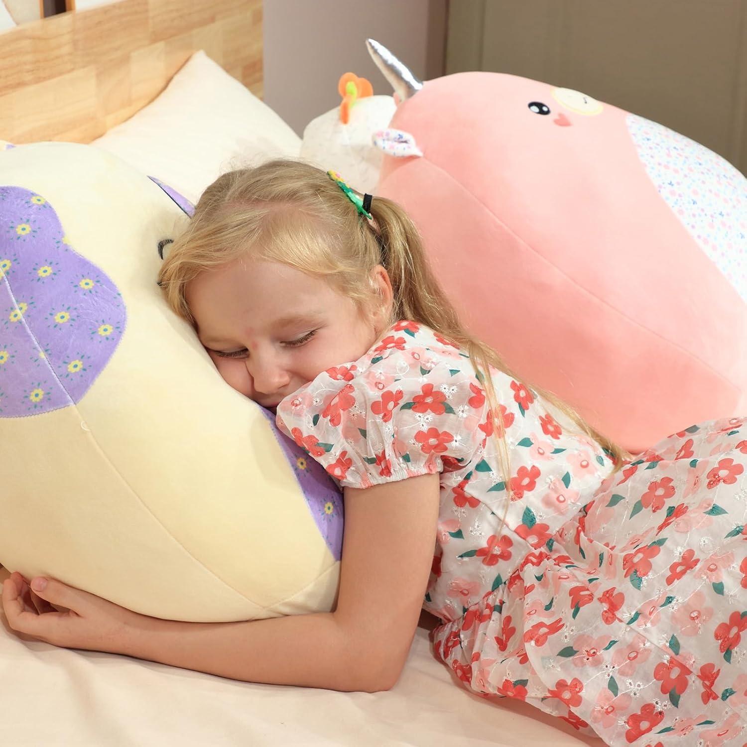 Almohada de Felpa Gigante Gatito Mushymallow 50.8 cm Floral