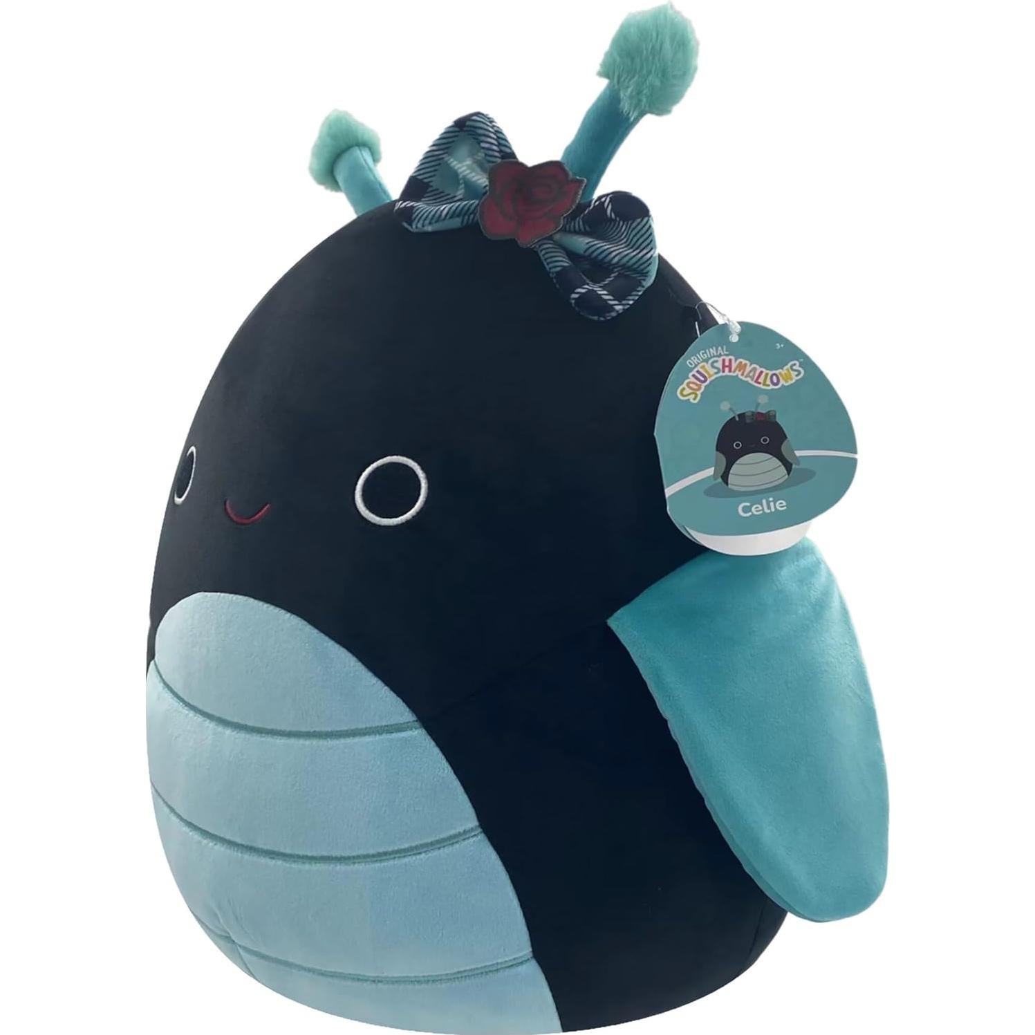 Squishmallows Celie Langosta Verde y Negra 35.5cm Jazwares