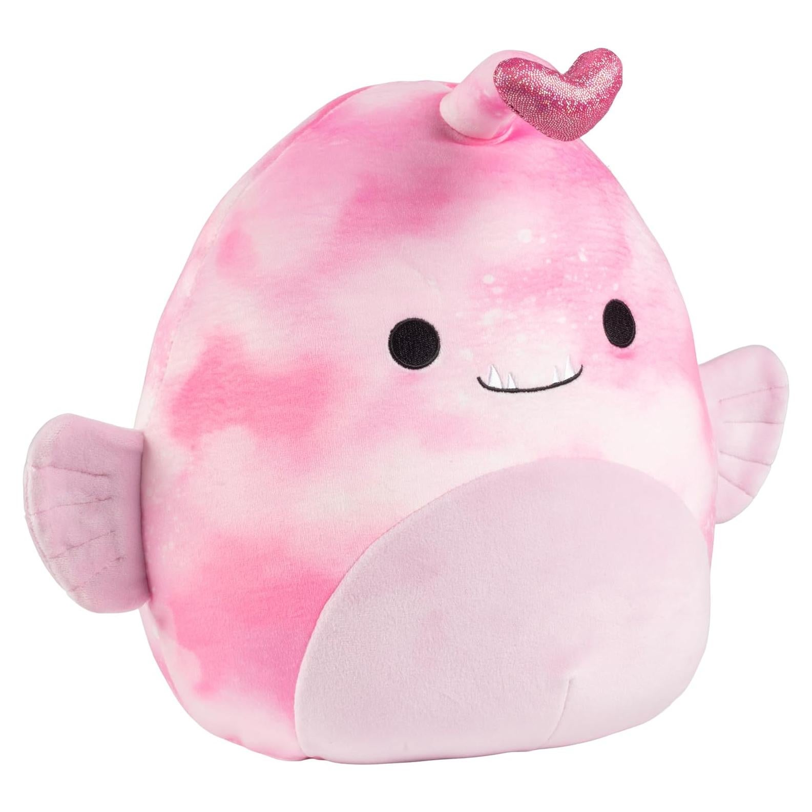 Squishmallows Sy Pez Cazador Rosa 25.4 cm Juguete de Peluche