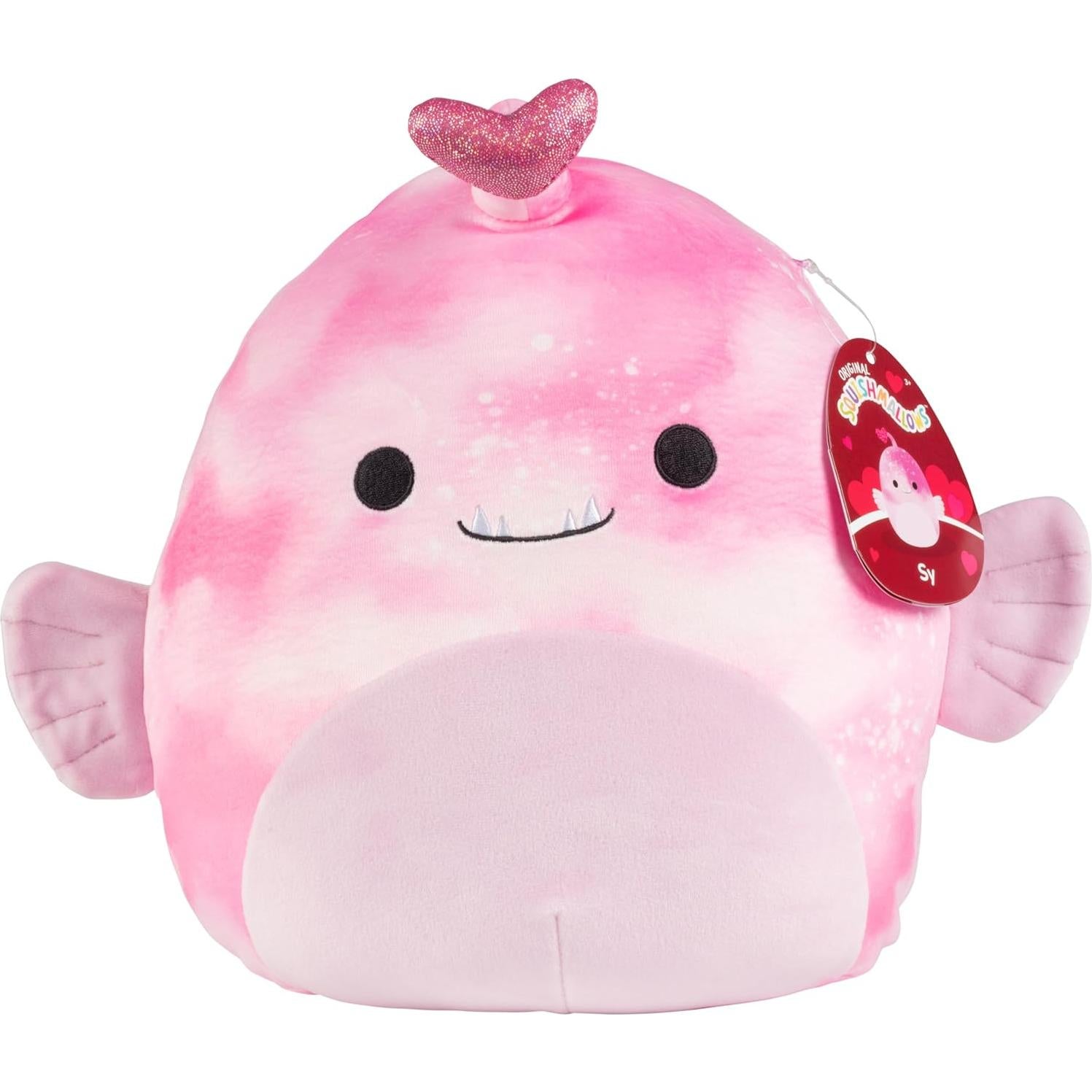 Squishmallows Sy Pez Cazador Rosa 25.4 cm Juguete de Peluche
