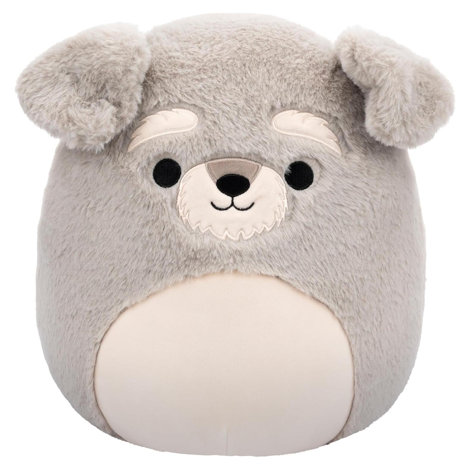 Squishmallows Shaun el Perro Schnauzer 30 cm - Raro Exclusivo 2024