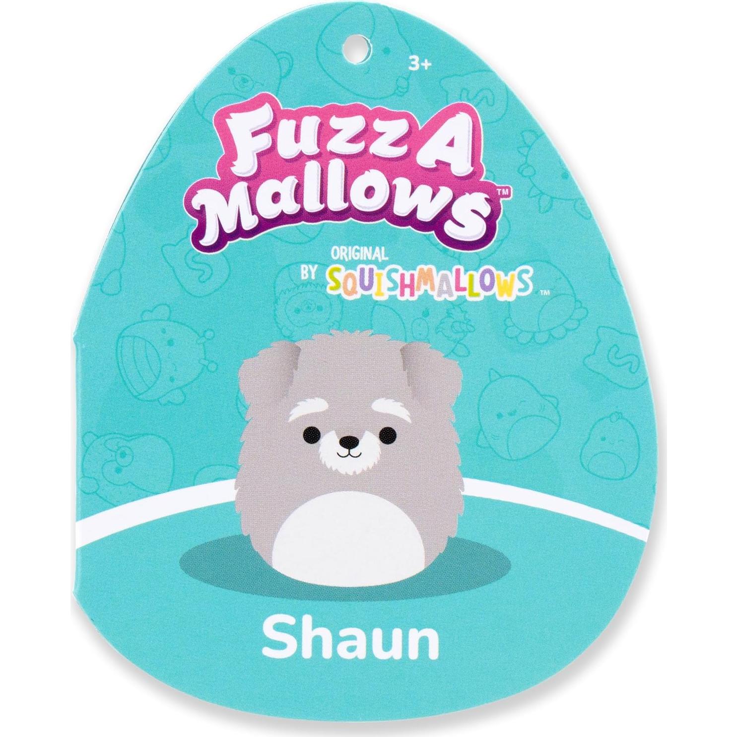 Squishmallows Shaun el Perro Schnauzer 30 cm - Raro Exclusivo 2024