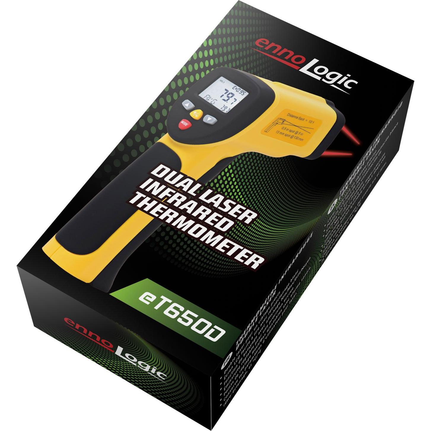 Termómetro Infrarrojo No Contacto ennoLogic eT650D -50°C a 650°C