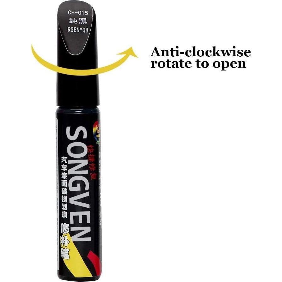 Bolígrafo Reparador de Arañazos de Coche SONGVEN 12ml Negro