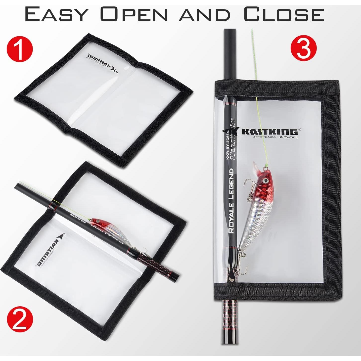 Fundas para Cebos KastKing 4 Pzas PVC Resistente al Agua