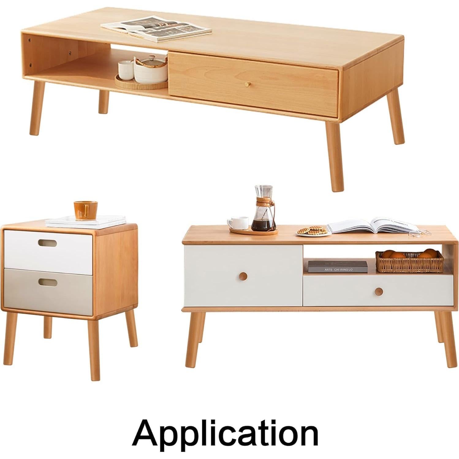 Piernas de Muebles LIANGYUN 30.48 cm Madera Sólida Redondas