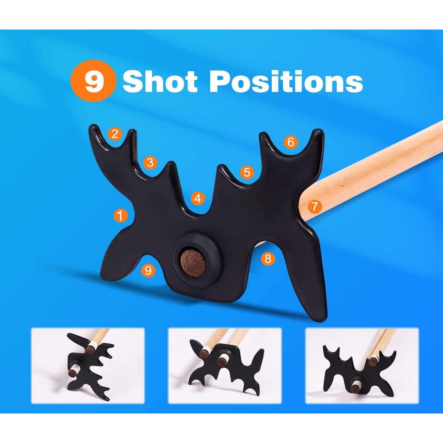 Cabeza de Puente de Billar Moosehead GSE Plástico Negro