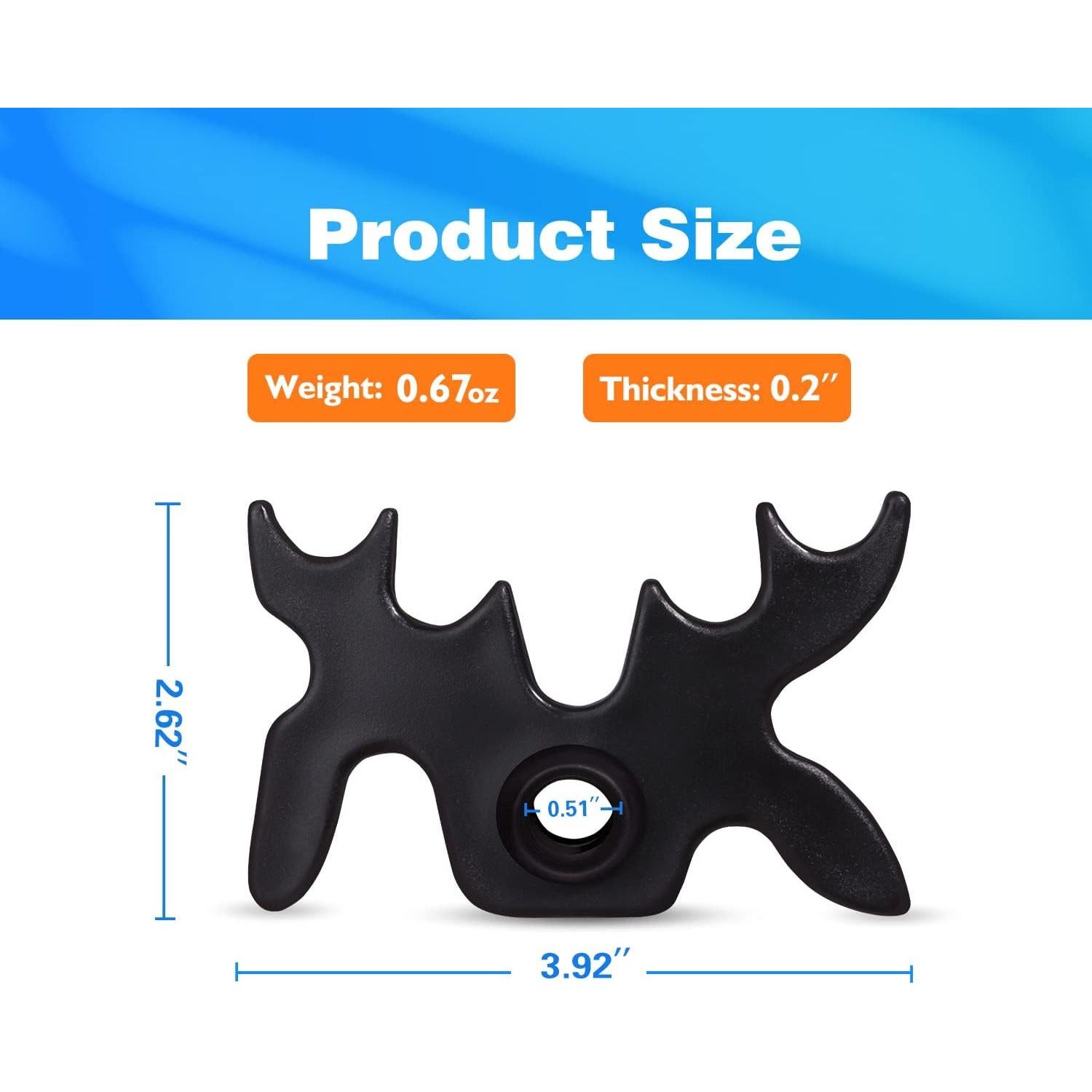 Cabeza de Puente de Billar Moosehead GSE Plástico Negro