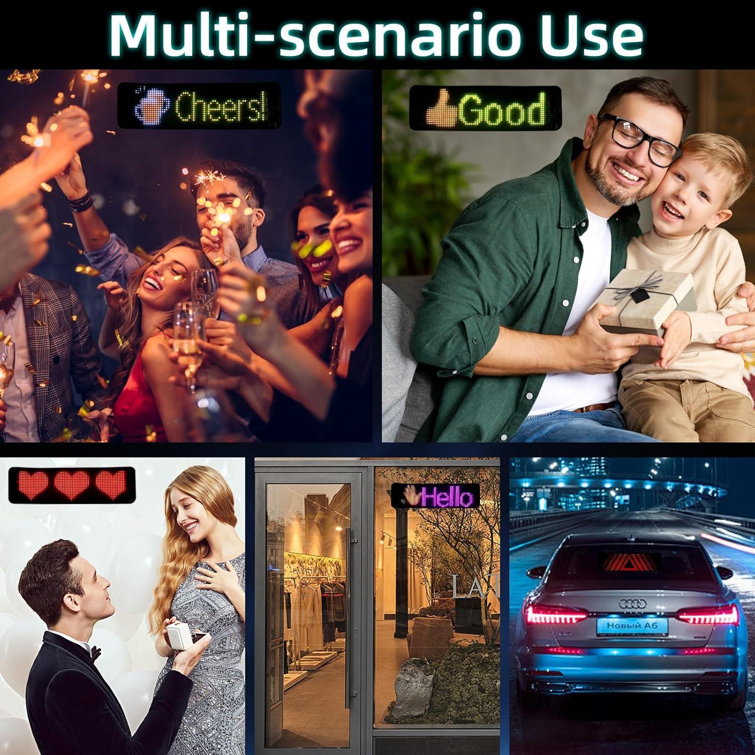 Luces Ojos de Diablo YXNXLIGHT 34.8cm LED Personalizables