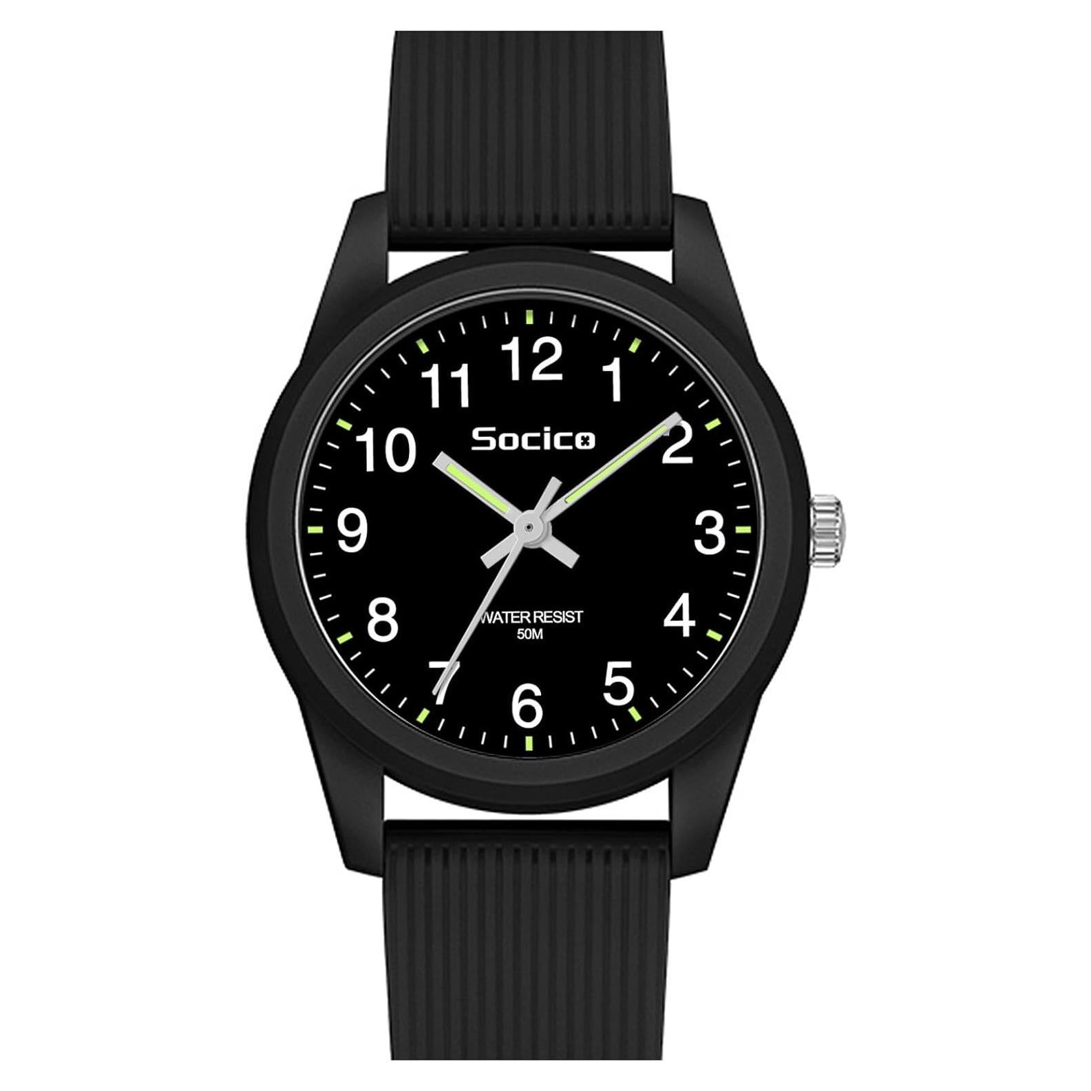 Reloj Analógico SOCICO para Niños 50M Impermeable Camo