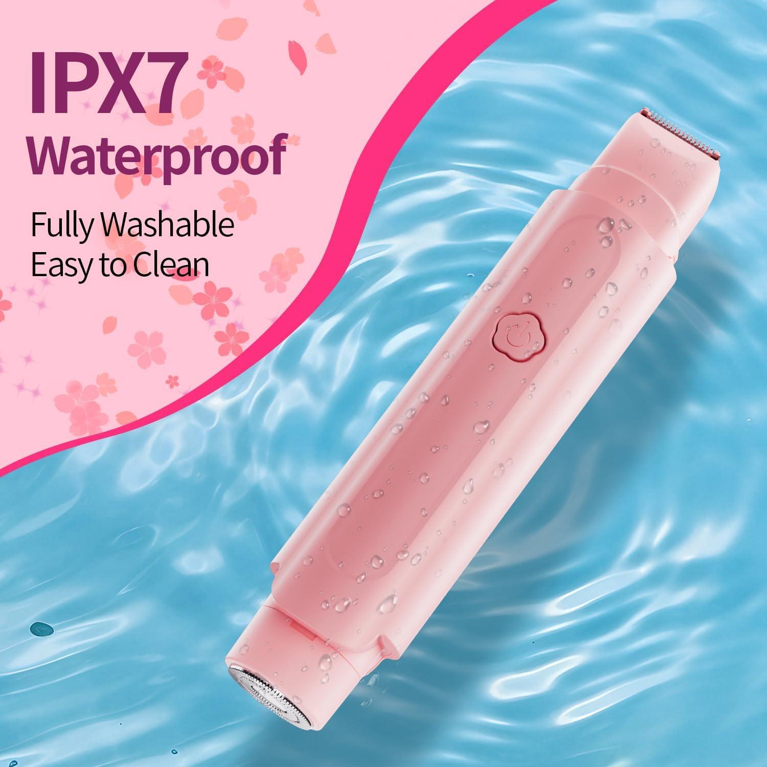 Recortadora de Bikini Naisvis 2 en 1 para Mujeres IPX7