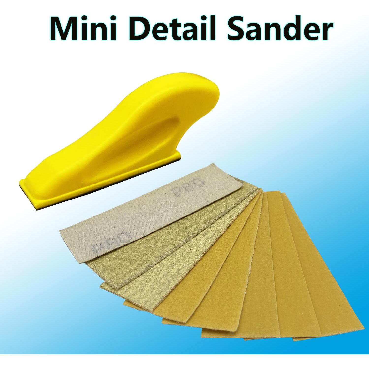 Kit de Papel de Lija 80 PCS AutKerige 8.89x2.54 cm Grano 80-800