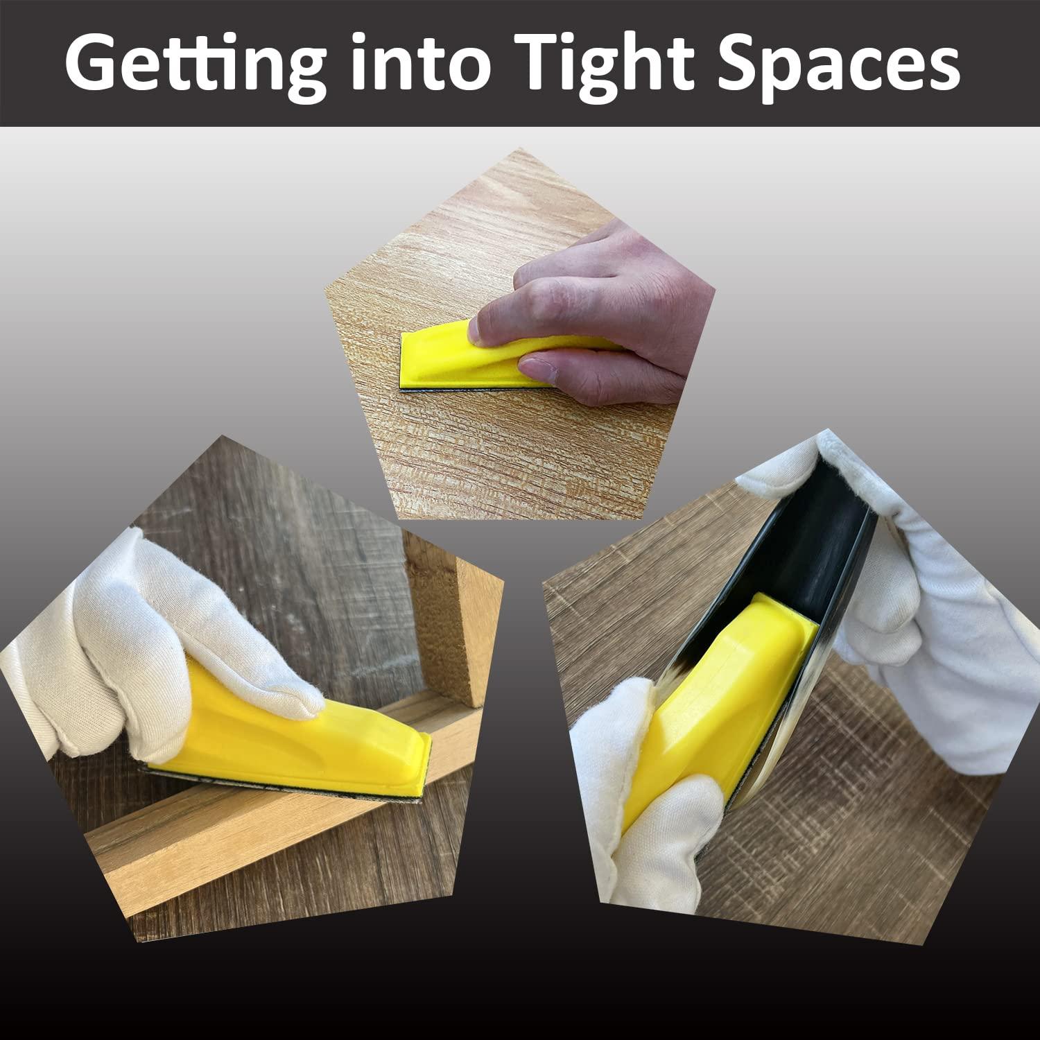 Kit de Papel de Lija 80 PCS AutKerige 8.89x2.54 cm Grano 80-800