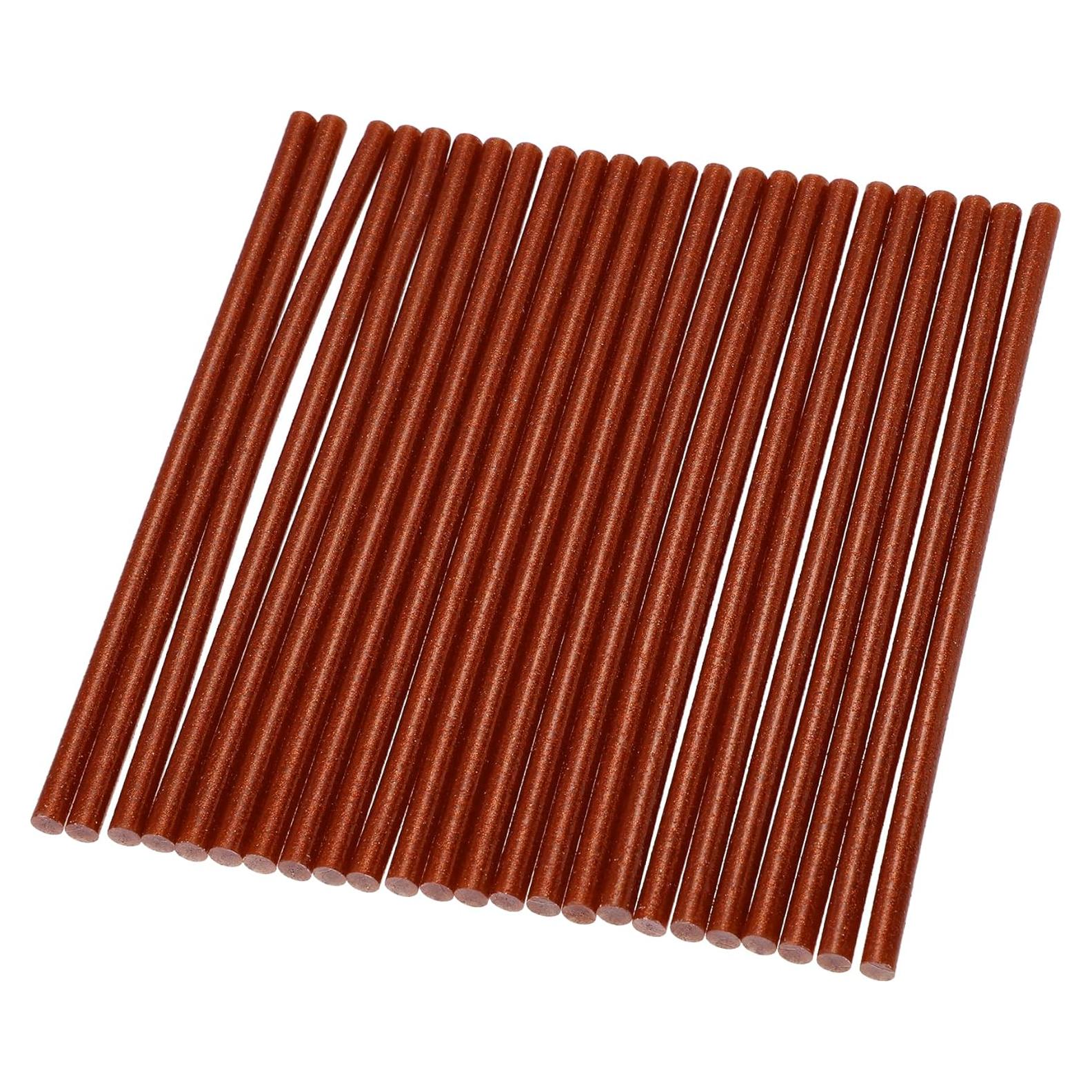 Palos de Pegamento Termofusible X AUTOHAUX 24pcs 7x200mm Rojo