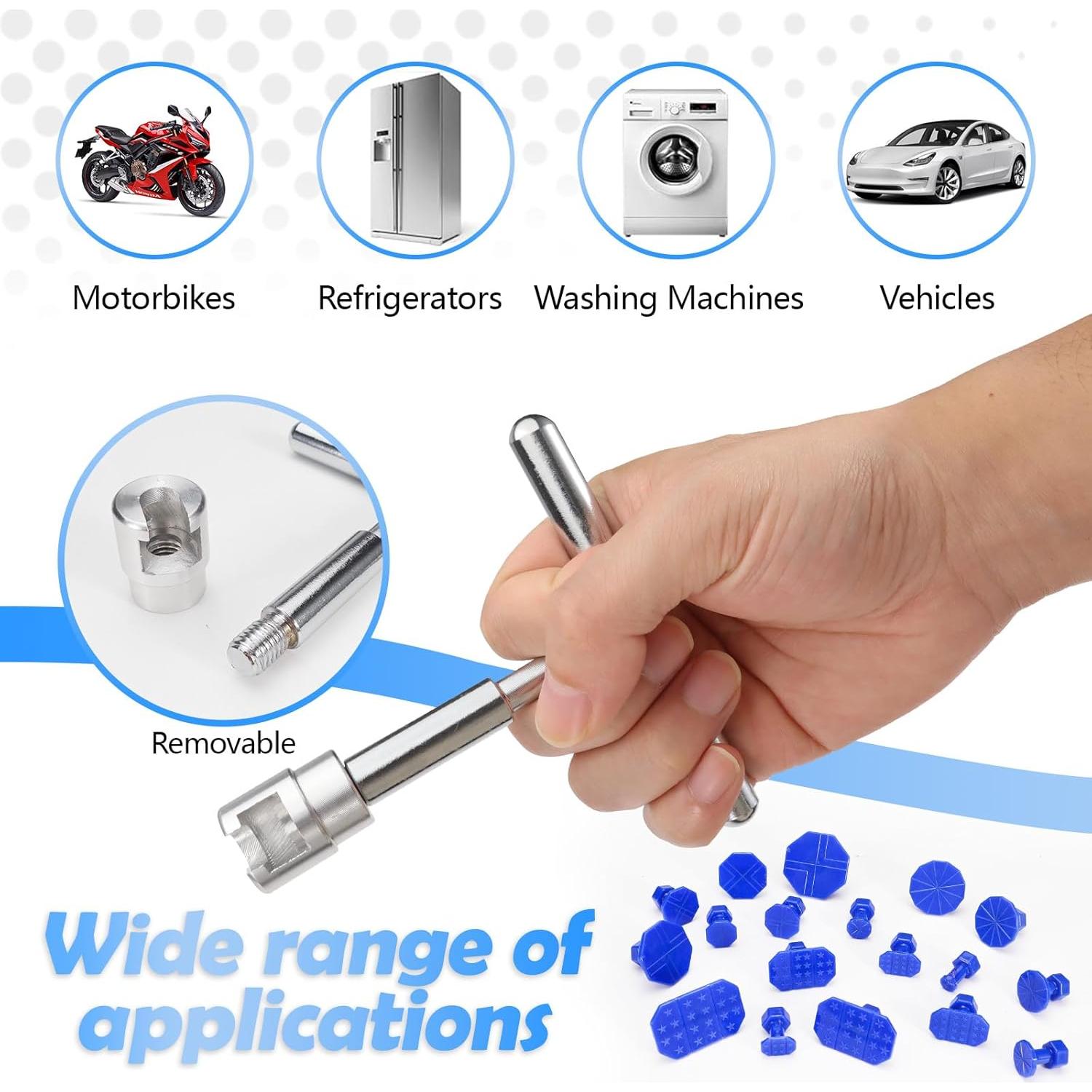 Kit de Extracción de Abolladuras Huakaile 19 Piezas